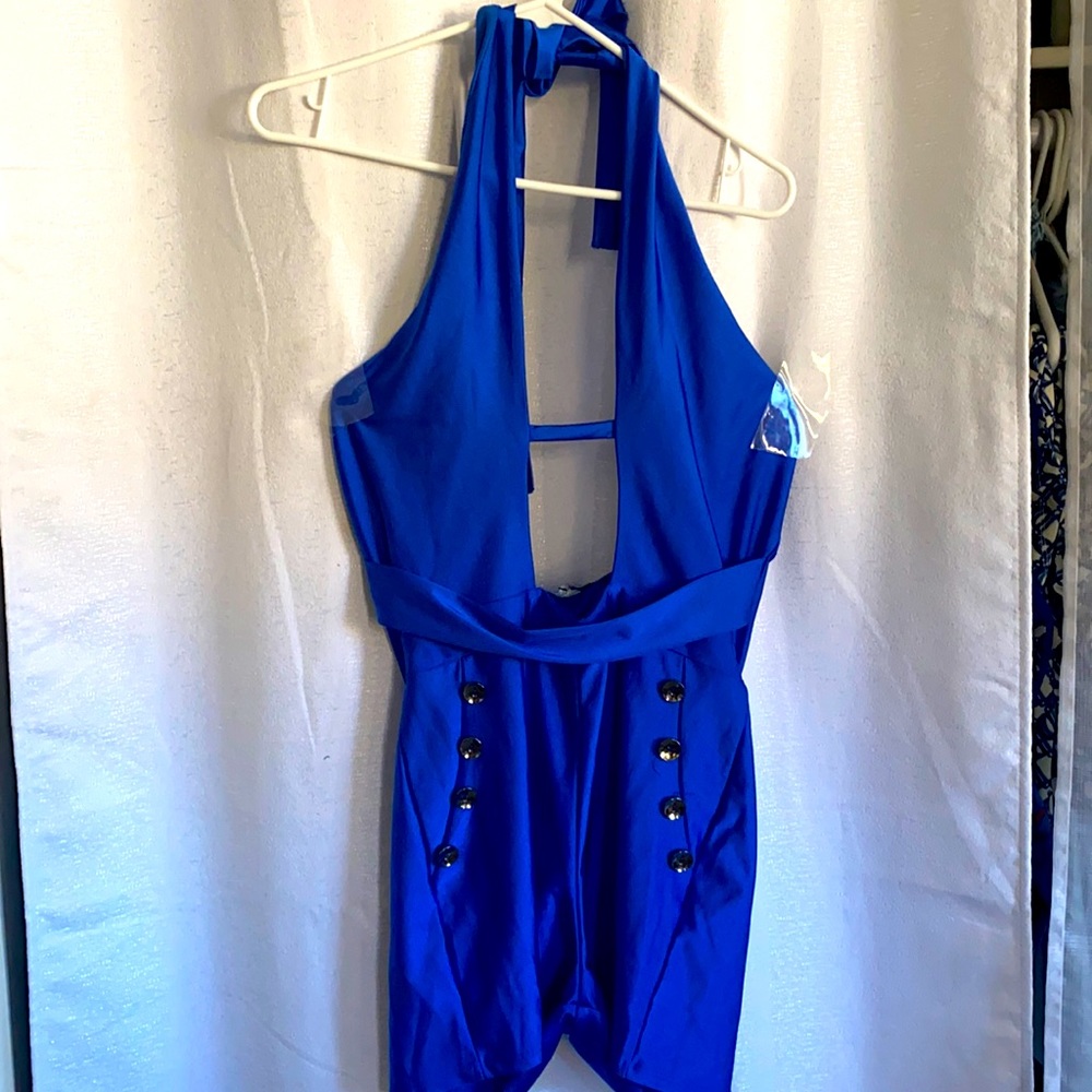 Blue romper